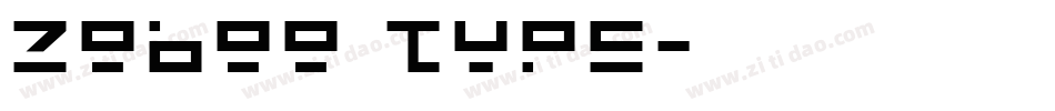 Zoboo Type字体转换